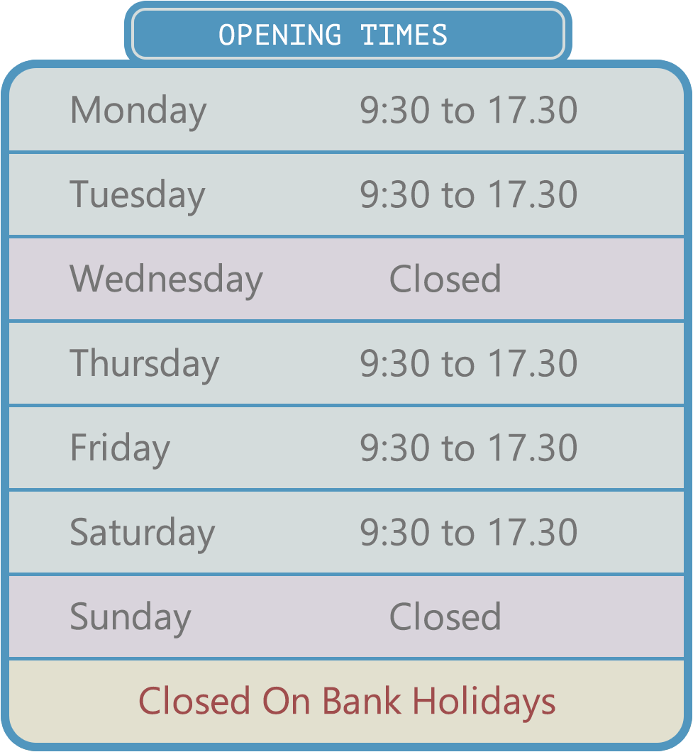 Opening Times